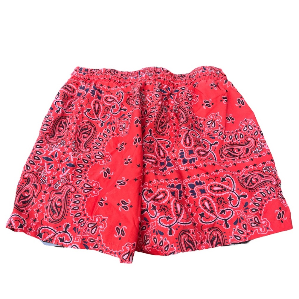 Light-weight, red-orange women’s shorts, SIZE: S